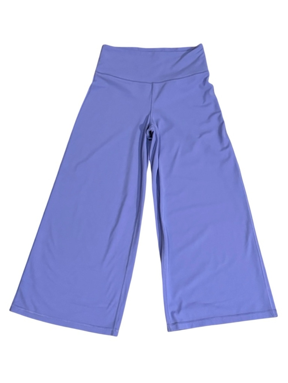The Athleta Elation 3/4 Wide Crop Pant Adonis Blue (periwinkle purple) Size SM